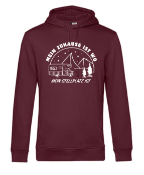 Hoodie "Zuhause ist, wo mein Stellplatz ist"